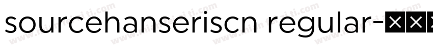 sourcehanseriscn regular字体转换
